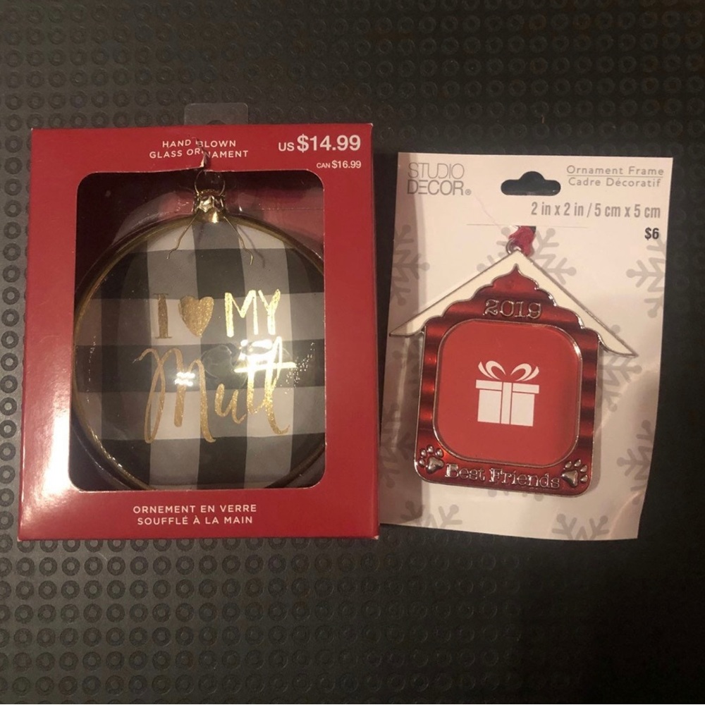 Dog Christmas ornament bundle